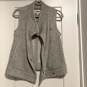 Grey sweater vest